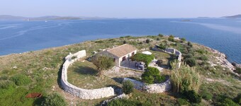 Island Ravna Sika, a place of peace and tranquility