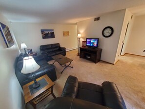 Smart TV, video games, DVD player, books