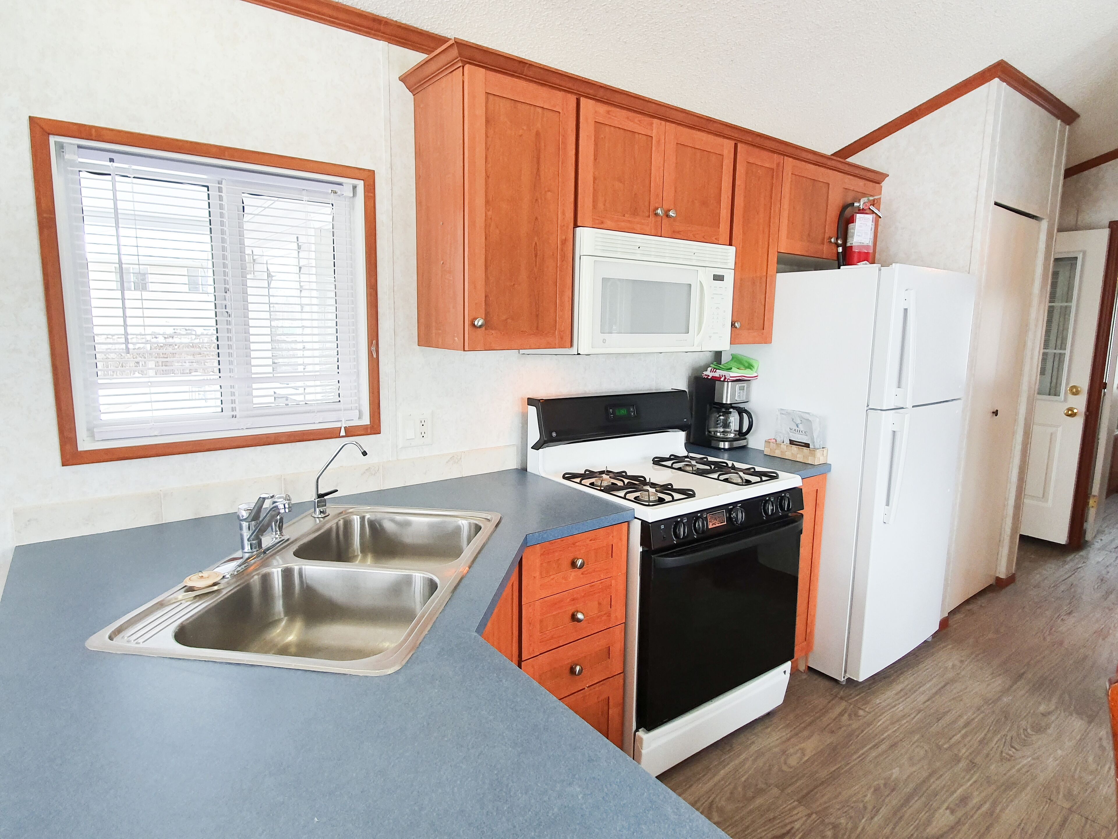 family cabin, 3 bedrooms | private kitchenette | coffee/tea maker, electric kettle