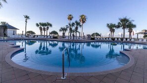 Indoor pool, a heated pool - Bristol 1107-Beachfront High-end Luxury-Fully Stocked-Resort-Amenities-sleeps 9 (Gulf Shores)