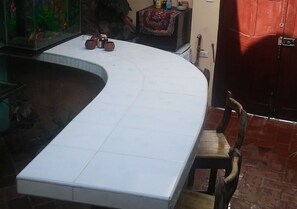 Daily full breakfast (USD 5 per person)