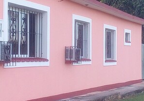 Fassade der Unterkunft