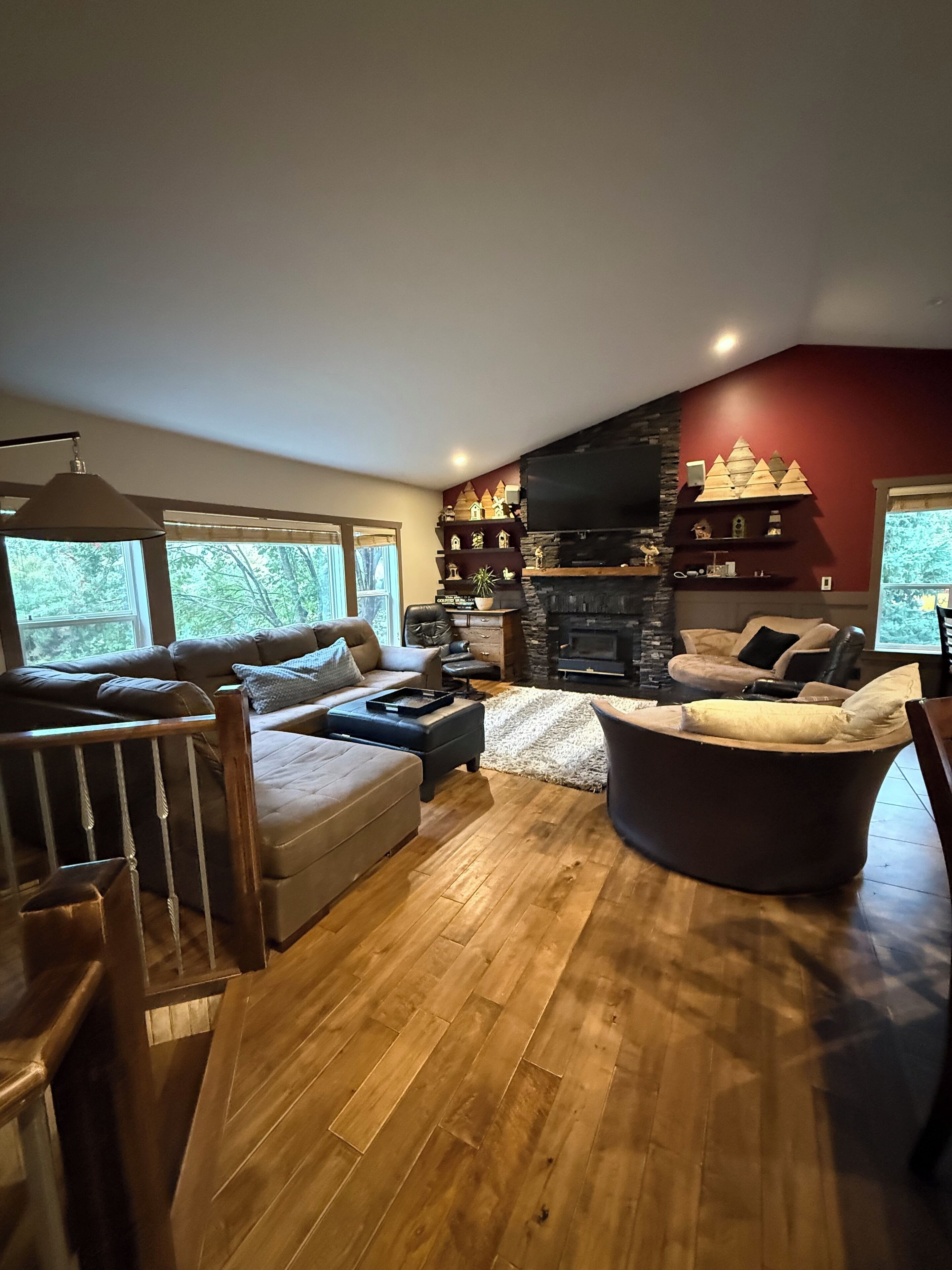 تلفزيون ذكي، مدفأة، كُتُب