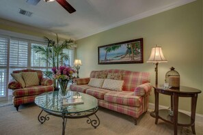 Condo, Multiple Beds (Kingston Arms - Walk to beach and St.) | Living room - Kingston Arms - Walk to Beach and St. Armands Circle (Sarasota)