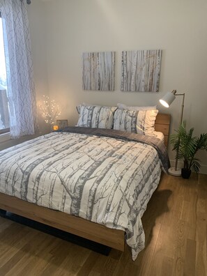 1 habitación, tabla de planchar con plancha, wifi gratis y ropa de cama 