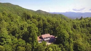 Exterior - MOUNTAIN TOP RETREAT - STUNNING VIEWS! Hot tub, secluded, family friendly, 5BR! (Rabun Gap)