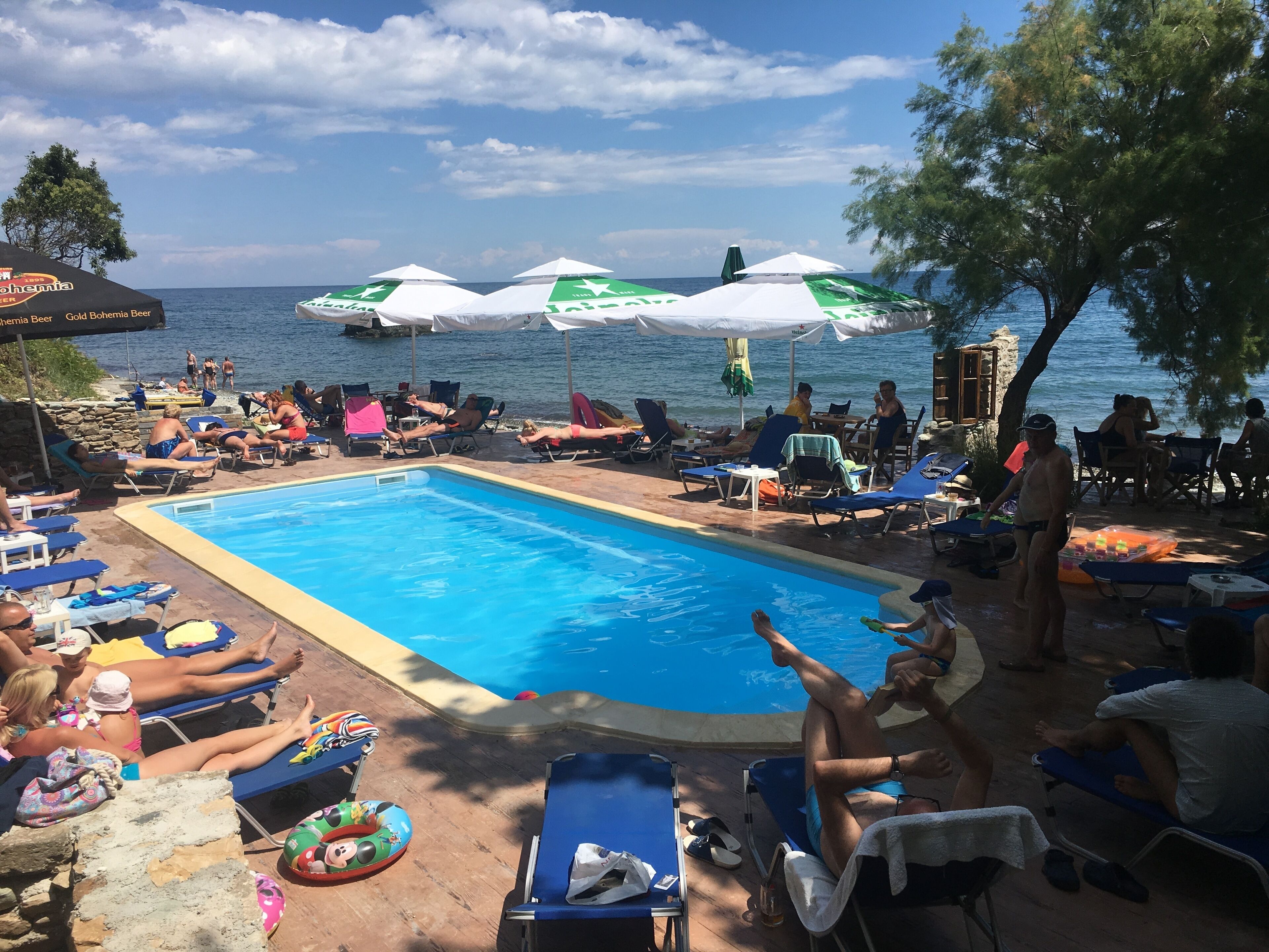 Seasonal outdoor pool