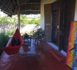 Balcony view - Zanzi Rest bungalows (Kidoti)