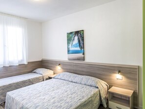 2 Schlafzimmer, Reisekinderbett, kostenloses WLAN, Bettwäsche