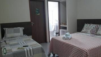 Frigobar, Wi-Fi de cortesia, roupa de cama