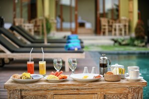 Café da manhã feito na hora todos os dias (IDR 70000 por pessoa)