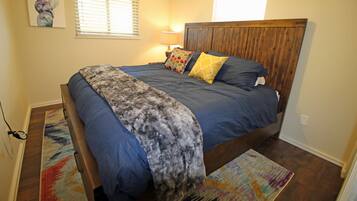 4 bedrooms, iron/ironing board, travel crib, WiFi