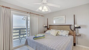 2 bedrooms, iron/ironing board, free WiFi, bed sheets - Ocean View Condo on Tybee's scenic North Beach by Lighthouse - Winter Rates! (Tybee Island)