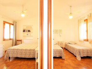 2 quartos, Wi-Fi de cortesia, roupa de cama