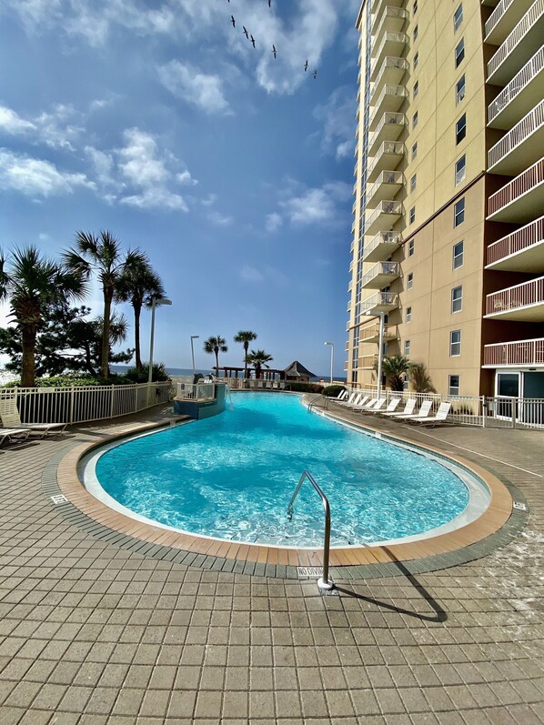 Indoor pool, outdoor pool