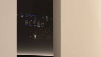 A control panel with various icons and labels, likely for a device or system.