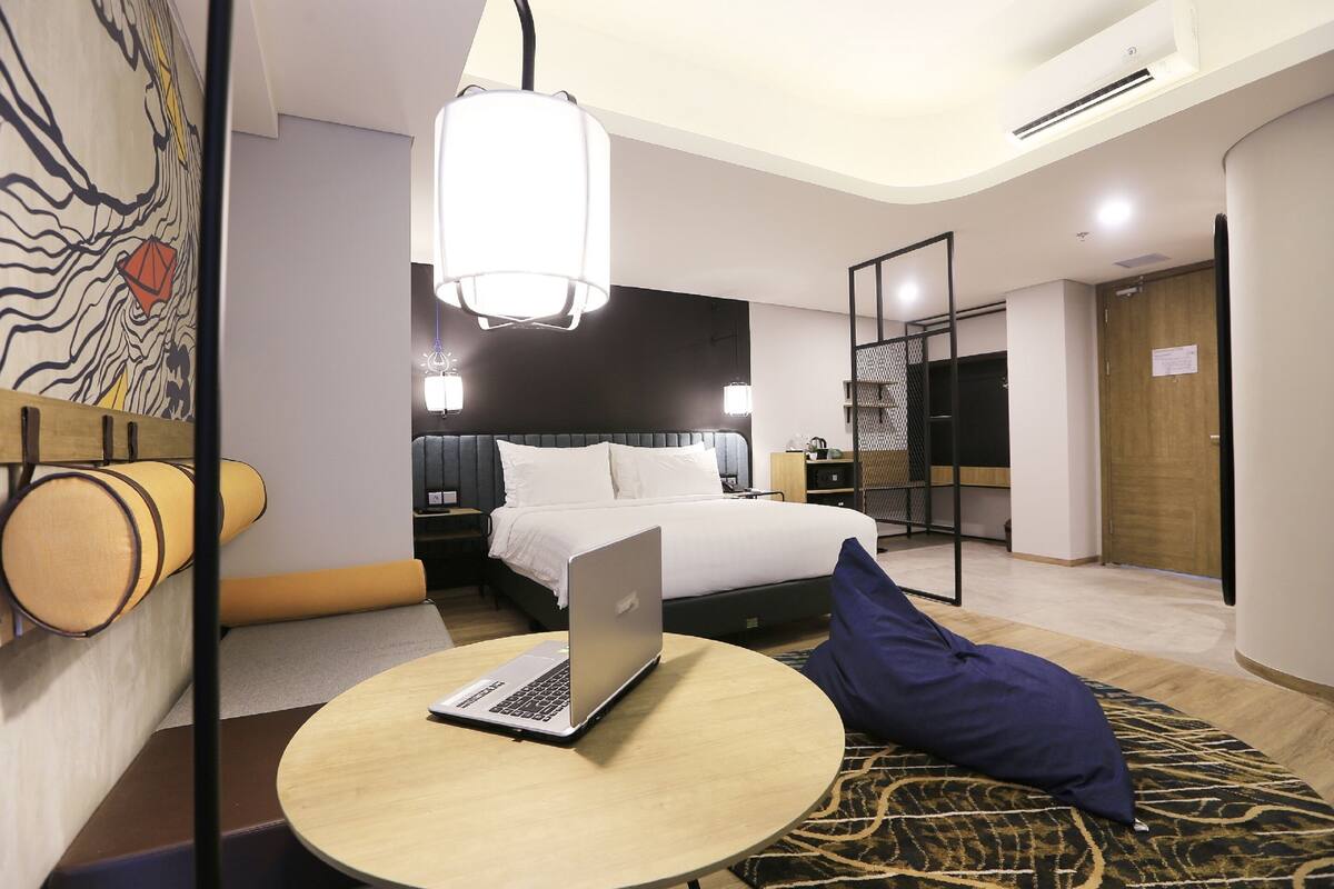 Habitación doble ejecutiva | Escritorio, wifi gratis y ropa de cama 