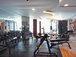 Gym - Lux BnB I X1 Tower I Golf Course & Sea Views (Dubai)