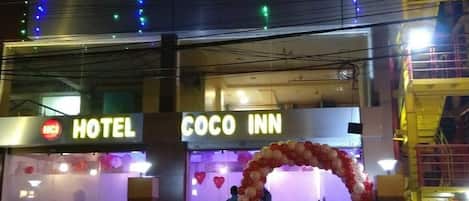 Front of property - evening/night