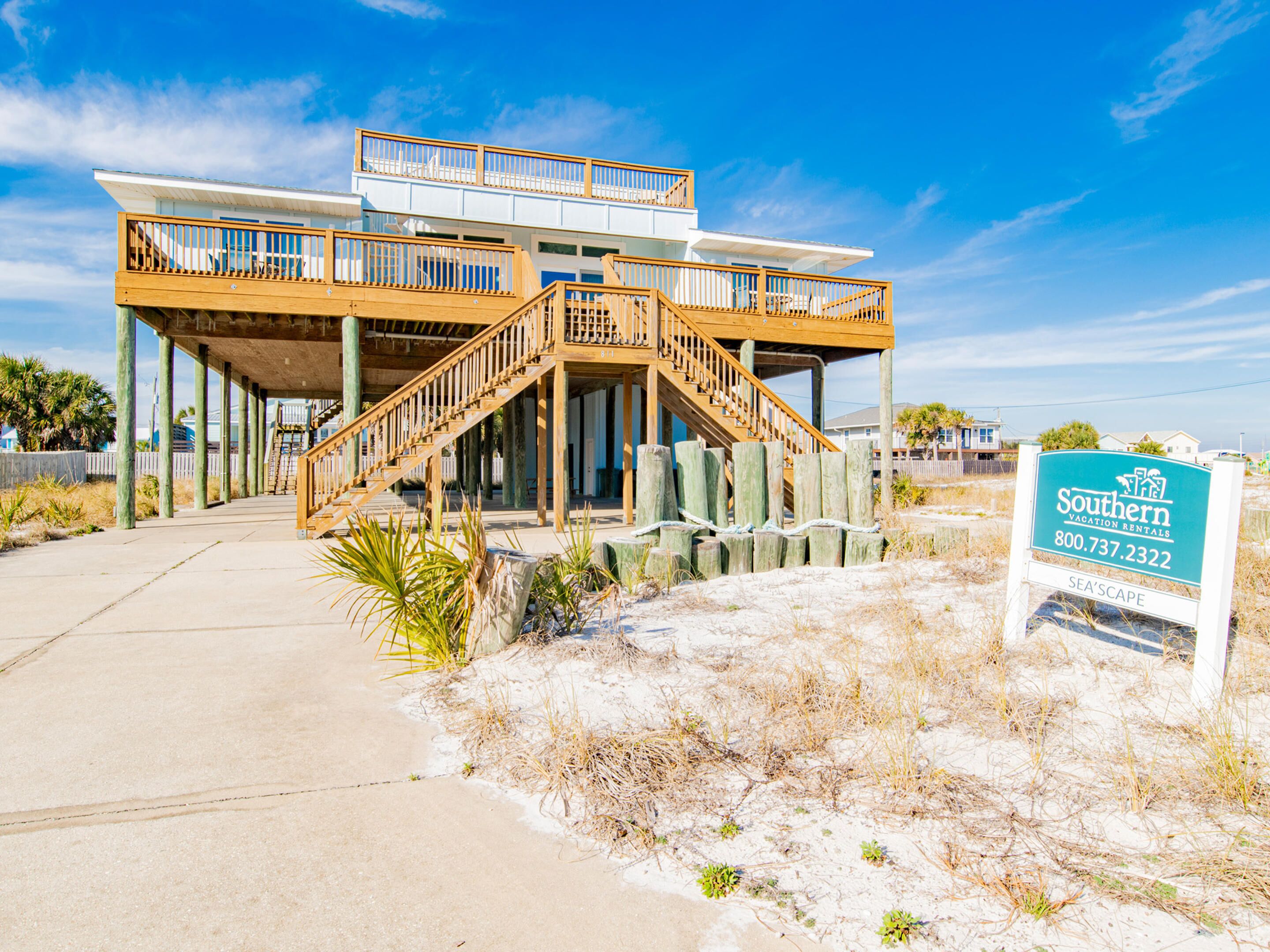 Sea'Scape | Beach View Home, Balcony, Rooftop Deck
