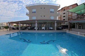 Seasonal outdoor pool, sun loungers - Adahan Hotel (Menderes)
