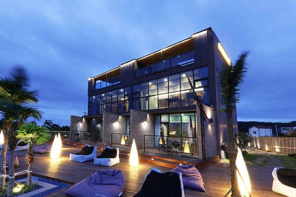 Front of property - evening/night