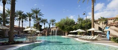 屋外プール、温水プール