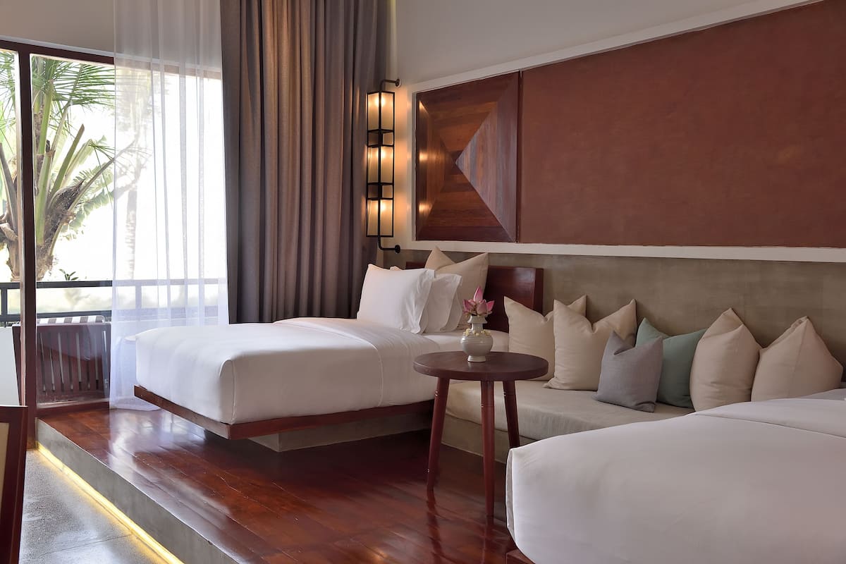 Deluxe Twin Room - Free Airport Transfers + Mini-Bar | Sábanas de algodón egipcio, ropa de cama de alta calidad y edredón