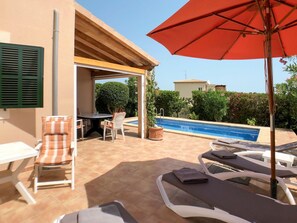 Pool - Wonderful private villa for 4 people with private pool, A/C, WIFI, TV and terrace (Manacor)