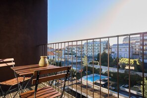 Leilighet, 1 queensize-seng med sovesofa, balkong | Balkong