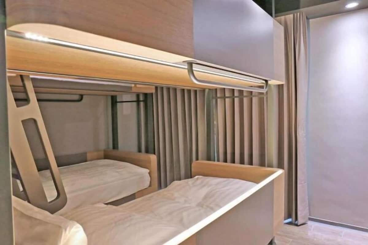 Mörkläggningsgardiner, ljudisolering, gratis wi-fi och sängkläder