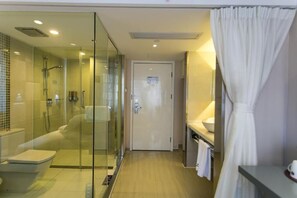 Business Twin Room, Non Smoking | Bilik Mandi | Pancuran mandi, kelengkapan dandanan diri percuma, pengering rambut 