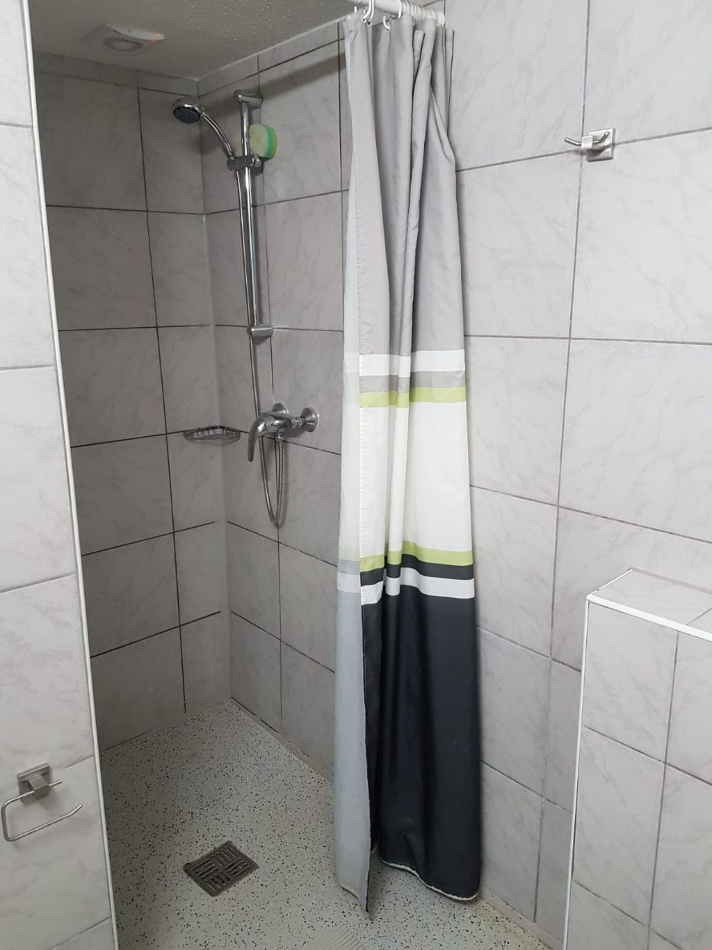 Basic Apartment, 2 Bedrooms, Non Smoking, Terrace | Bathroom shower