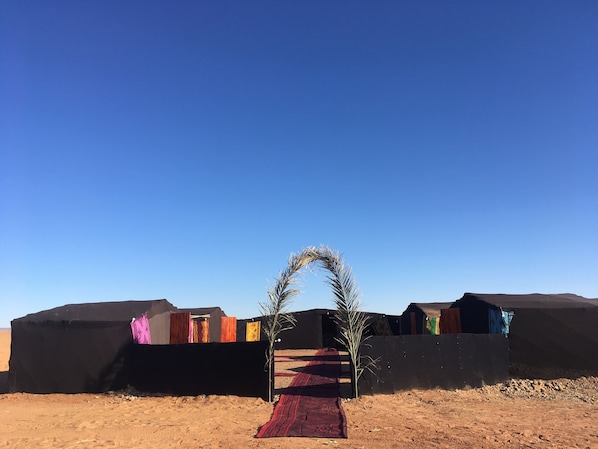 Fassade der Unterkunft