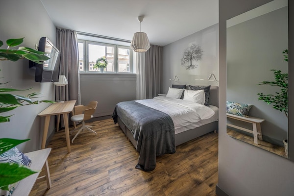 Blackout drapes, iron/ironing board, free WiFi, bed sheets