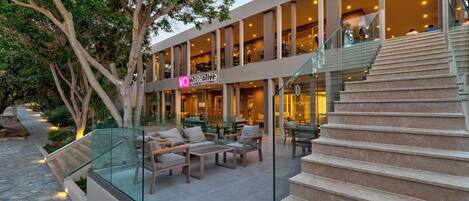 Fachada de la propiedad