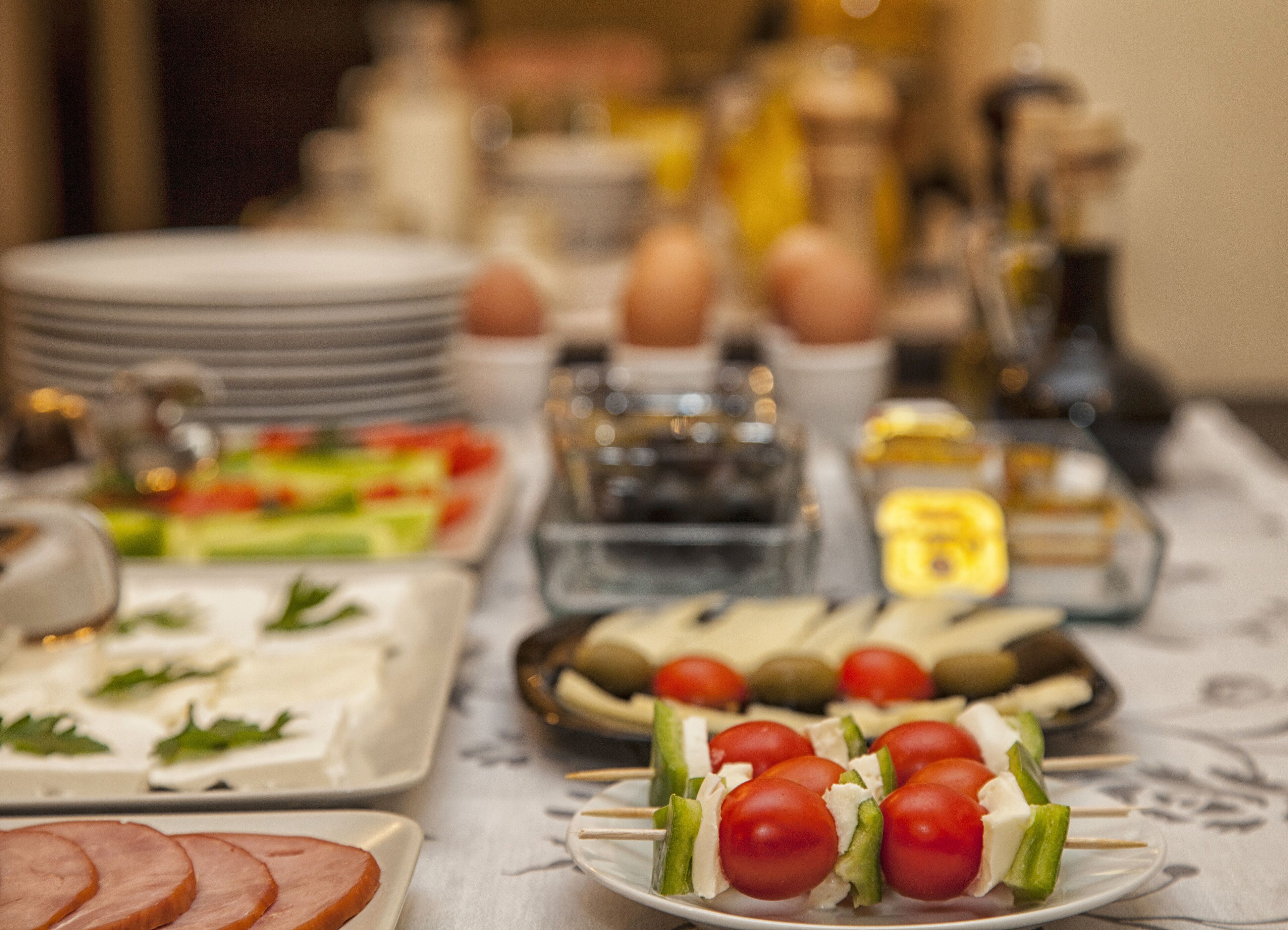 daily buffet breakfast (eur 10 per person)