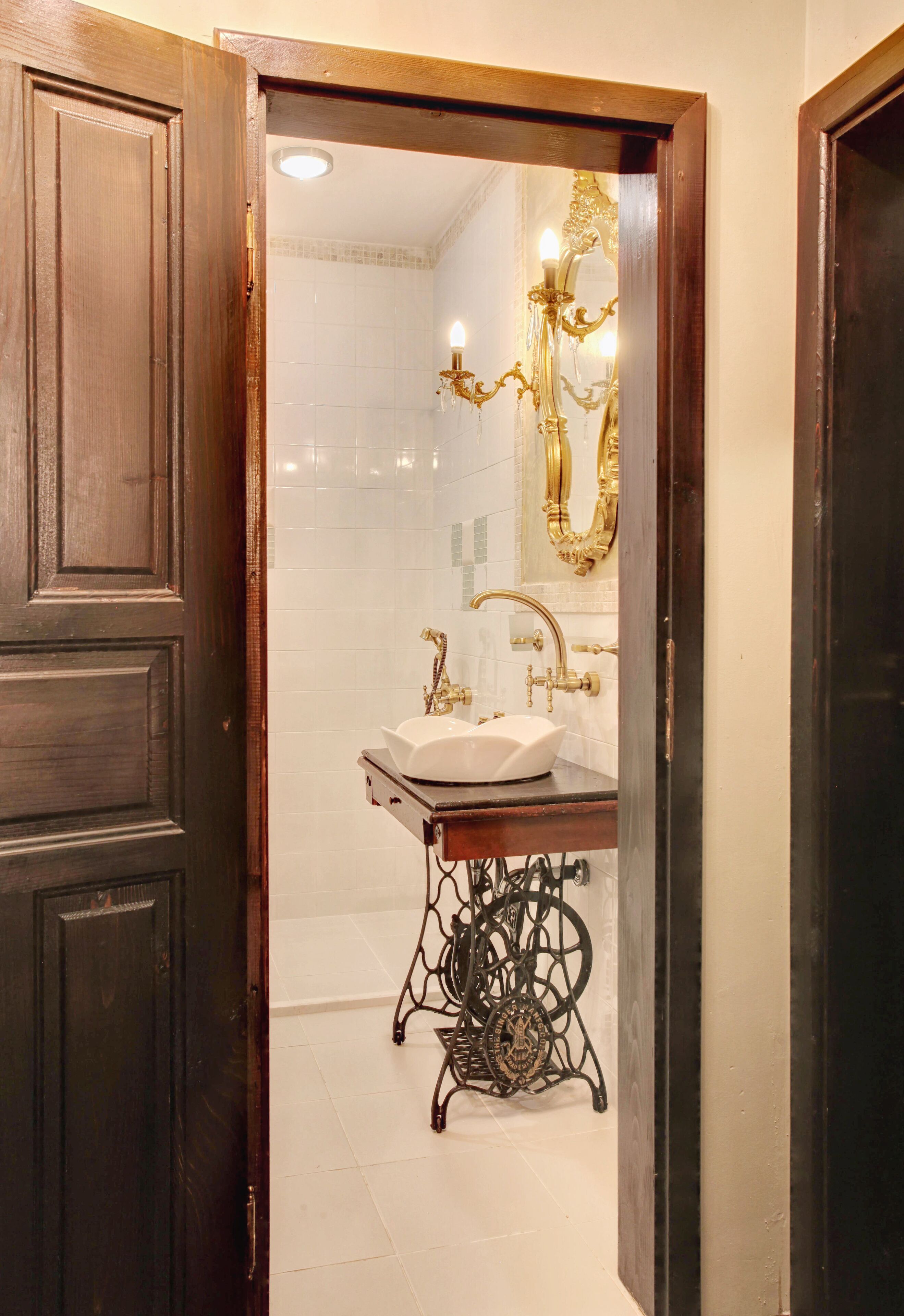 shower, designer toiletries, hair dryer, slippers