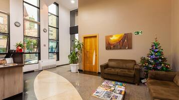 Sala de estar en el lobby