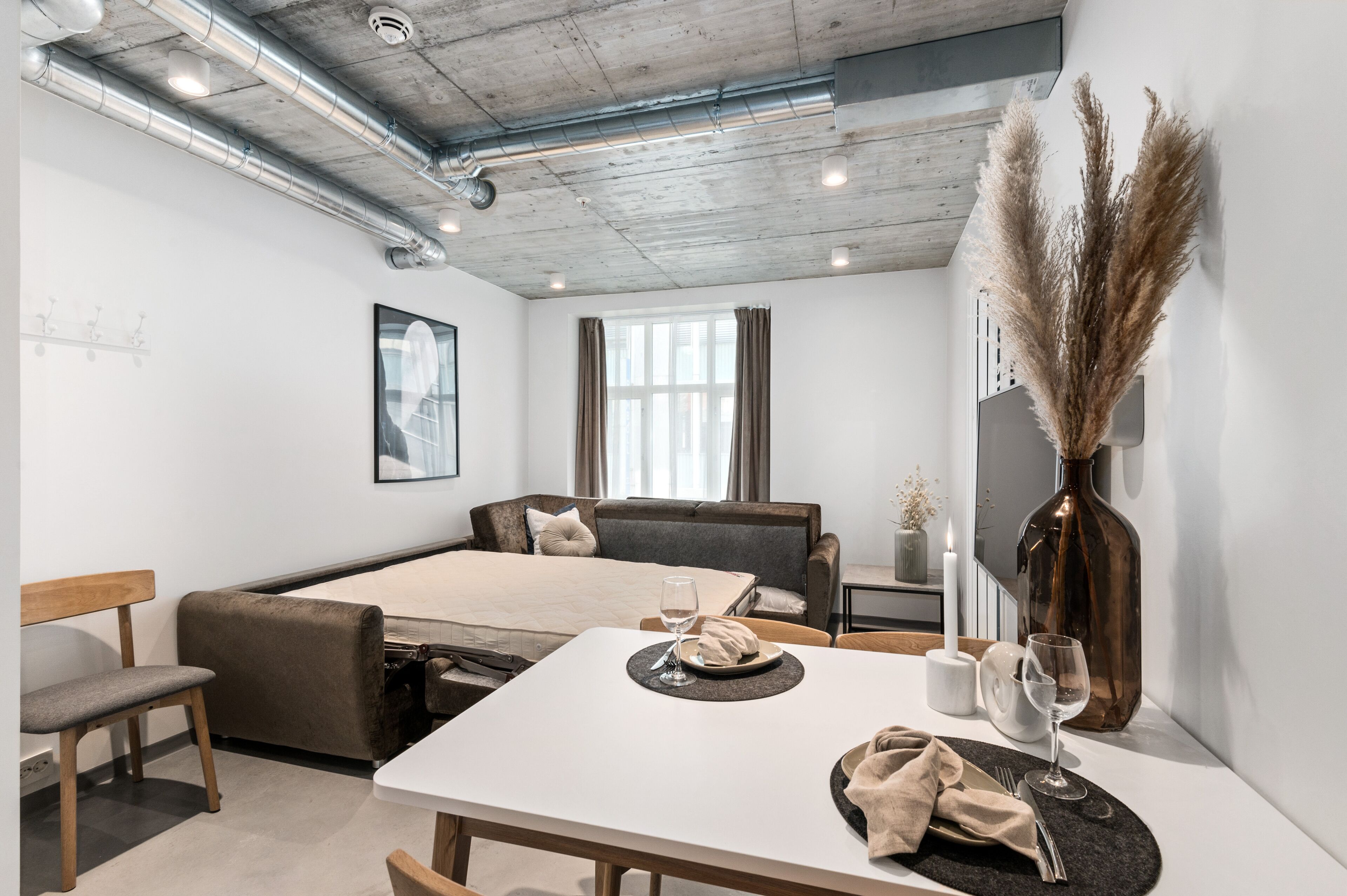 Apartment, 2 Bedrooms (202) | Living area | 42-inch flat-screen TV with digital channels, TV, streaming services