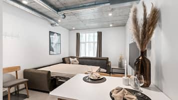 Apartment, 2 Bedrooms (202) | Living area | 42-inch flat-screen TV with digital channels, TV, streaming services