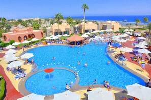 2 outdoor pools, pool umbrellas, sun loungers - Nubian Island, Families and Couples only (Sharm El Sheikh)