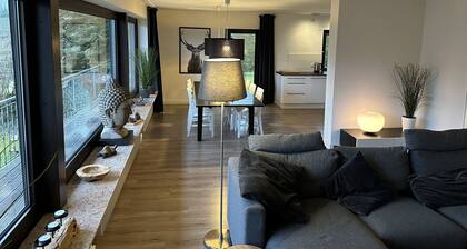 Eifel National Park, modern villa, view, garden, private, center