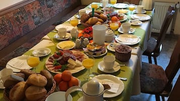 Daily local cuisine breakfast (EUR 12.50 per person)