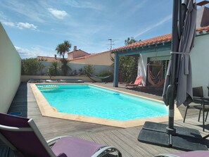 Outdoor pool - Villa with pool near Perpignan, beach, mountains and Spain (Saint-Estève)