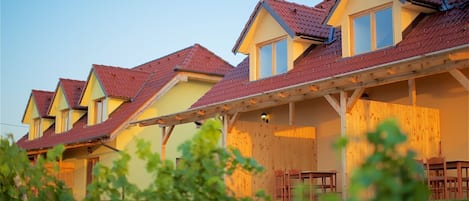 Front of property – evening/night