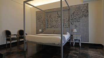 Premium bedding, memory-foam beds, minibar, in-room safe