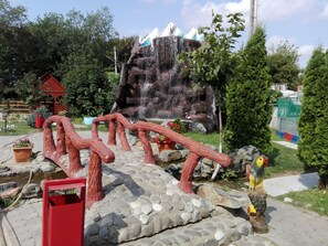 Uitzicht op de binnenplaats