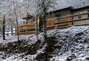 Property grounds - Cozy Remodeled House in the Mountains w/ Hot Tub, Fireplace, Wood Patio Deck &.. (Corryton)