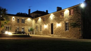 Front of property – evening/night